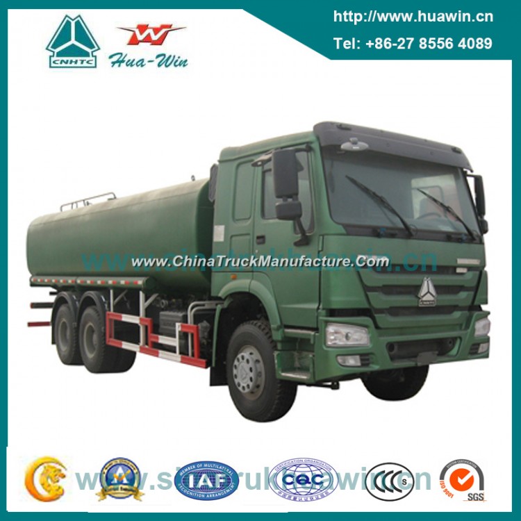 Sinotruk HOWO 6X4 Water Tank Truck 22 Cbm