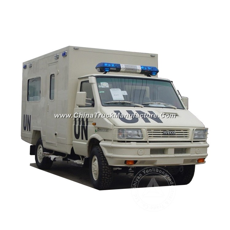 Iveco Chassis LHD Ylh2045 4WD off-Road Diesel Engine Hospital ICU Transit Medical Clinic Ambulance
