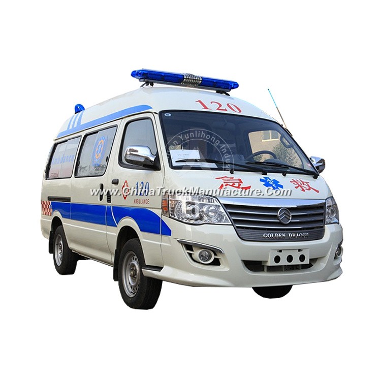 Golden Dragon Chassis LHD Ylh5036xjh65-2 Long Wheelbase Middle Roof Gasoline Petrol Engine Hospital 