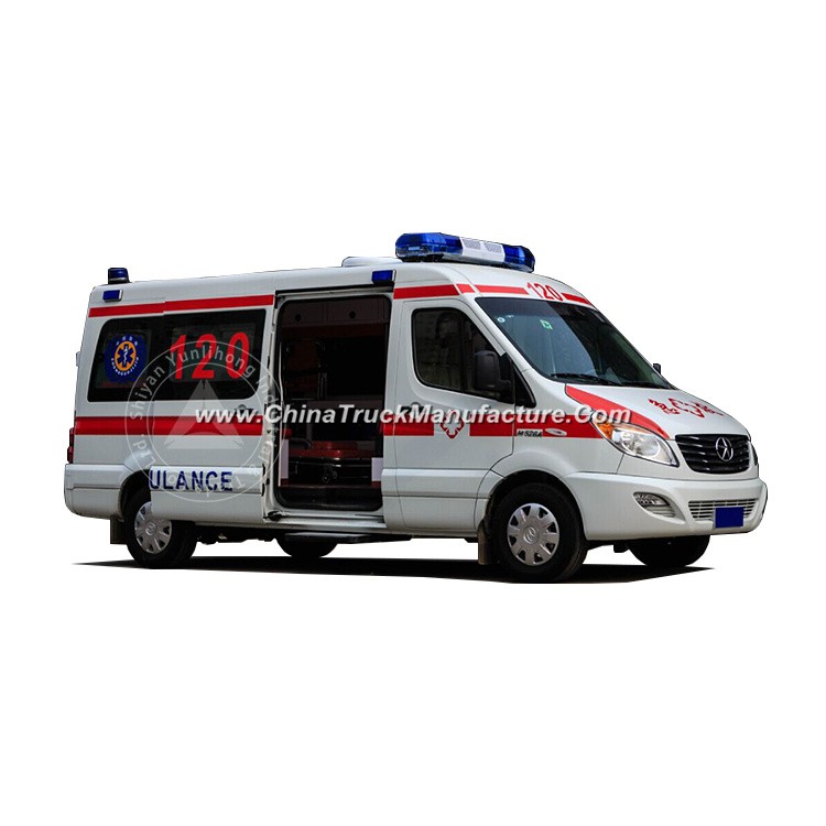 JAC Chassis LHD Ylh5049xjhkmdf Middle Roof Diesel Engine Hospital ICU Transit Medical Clinic Ambulan
