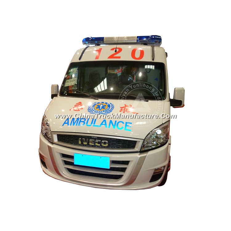 Iveco Chassis LHD Ylh5044xjhdd-Mr Middle Roof Diesel Engine Hospital ICU Transit Medical Clinic Resc
