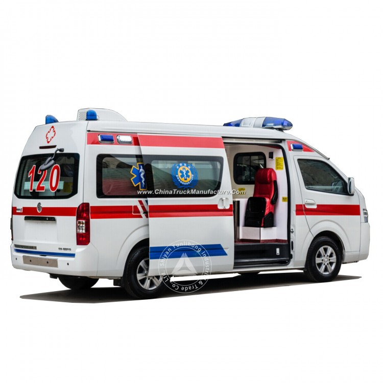 Jinbei Chassis LHD Ylh5038xjhl-G9s1bh Middle Roof Toyota Diesel Engine Hospital ICU Transit Medical 