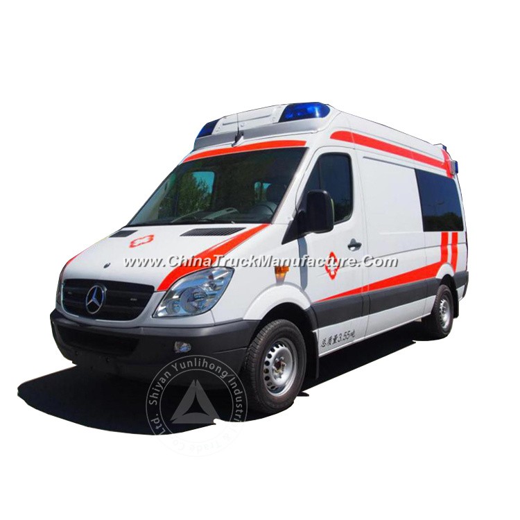 Mercedes Benz Chassis LHD Ylh324 Middle Roof Auto Transmission Petrol (Gasoline) Engine Hospital ICU