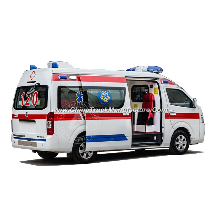 Jinbei Chassis Rhd Ylh5038xjhr Middle Roof Diesel Engine Hospital ICU Transit Medical Clinic Rescue 