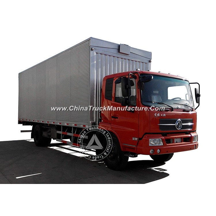 Dongfeng 4X2 180HP 51m3 (51CBM) Van 14 Ton (14t) Highway Model Box Van Cargo Truck
