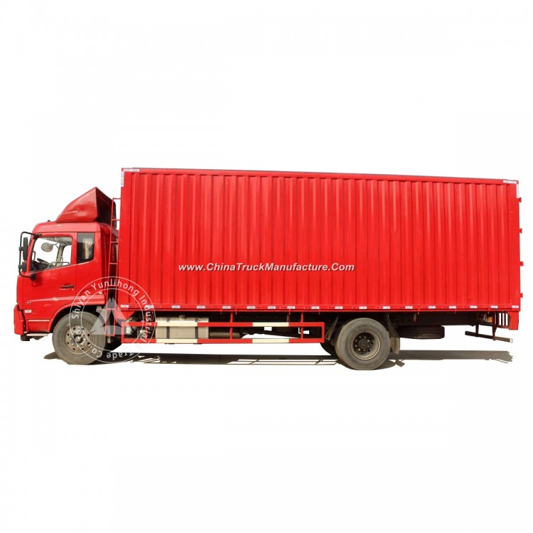 Dongfeng 4X2 180HP 42m3 (42CBM) Van 12 Ton (12t) Highway Model Box Van Cargo Truck