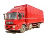 Dongfeng 4X2 210HP 59.2m3 (59.2CBM) Van 12 Ton (12t) 7100mm Wheelbase Box Van Cargo Truck