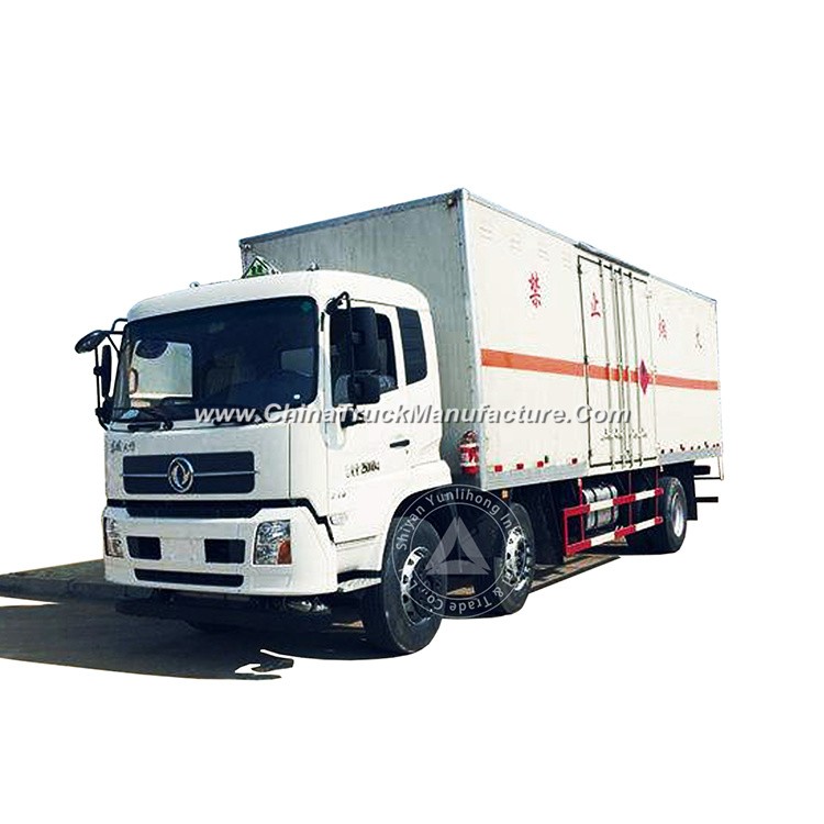 Dongfeng 6X2 245HP 54.2m3 (54.2CBM) Van 15 Ton (15t) Complicated Road Condition Long Wheelbase Box V