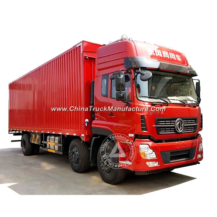 Dongfeng 6X2 270HP 58m3 (58CBM) Van 15 Ton (15t) Heavy Duty High Roof Luxury Model Complicated Road 