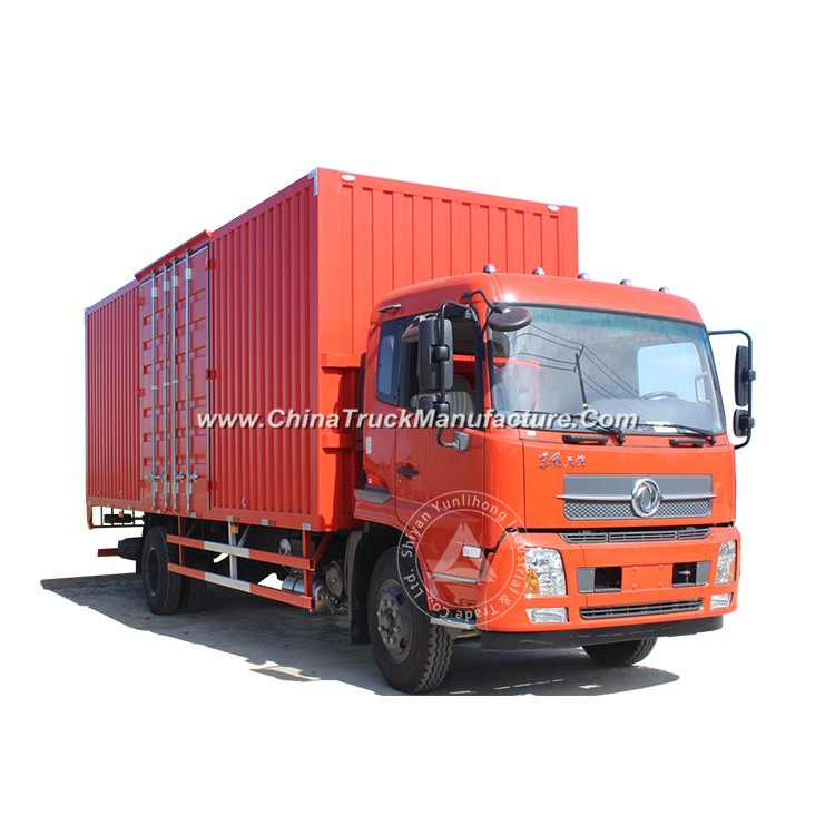 Dongfeng 4X2 210HP 51m3 (51CBM) Van 12 Ton (12t) 5600mm Wheelbase Highway Model Box Van Cargo Truck