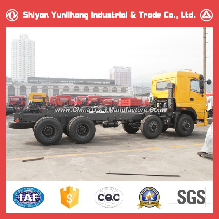 8X4 Flat Roof Cabin Truck Chassis/Mining Truck Chassis