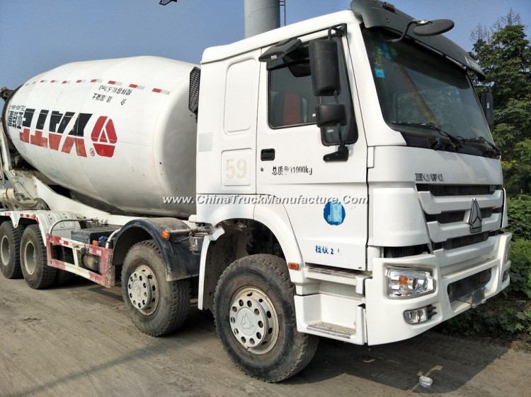 371HP 12cm3 8X4 HOWO Concrete Cement Transit Mixer Truck