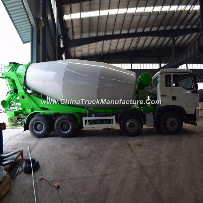 8*4 Sinotruck HOWO 16m3 Diesel Fuel Type 16 M3 Self Load Concrete Mixer Truck