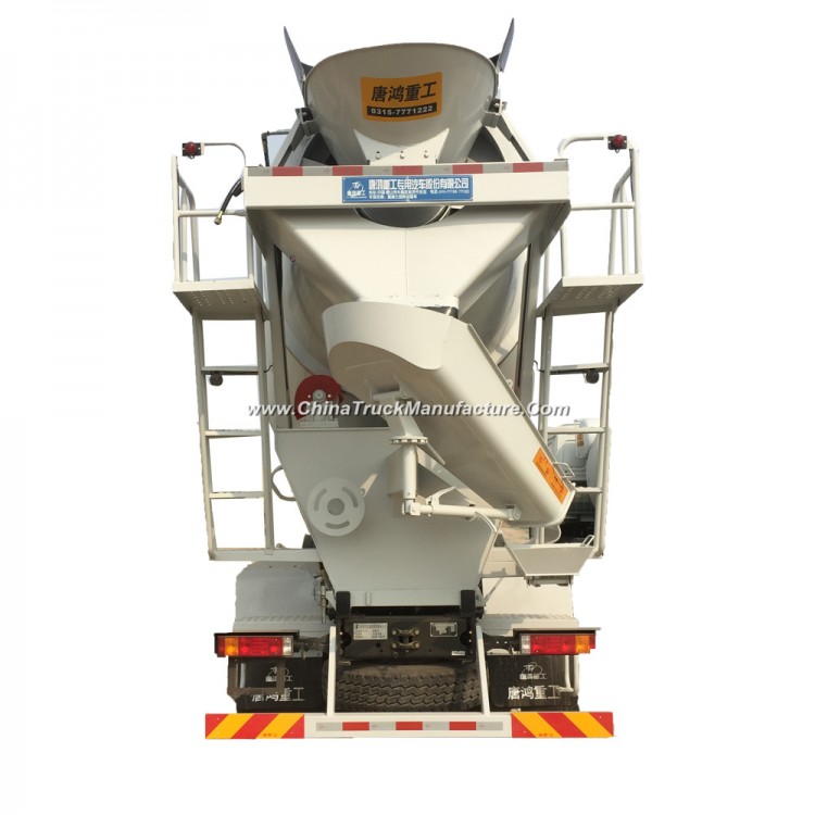 HOWO 8X4 16m3 Concrete Mixer Truck with Pump and Flip up Hopper
