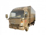 Small Box Trucks for Sale in Nigeria HOWO 4X2 Mini Box Truck