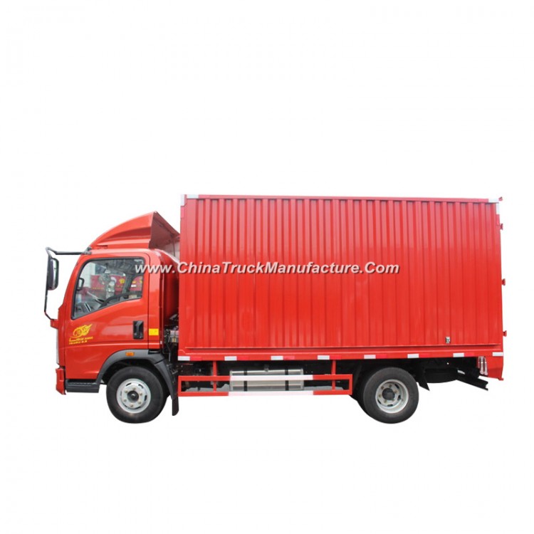 Sinotruk HOWO 4X2 Light Cargo HOWO Truck Van Box Truck