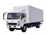 Open Box Body Truck Car Box Semitrailer Light Truck HOWO 4X2 Box Truck