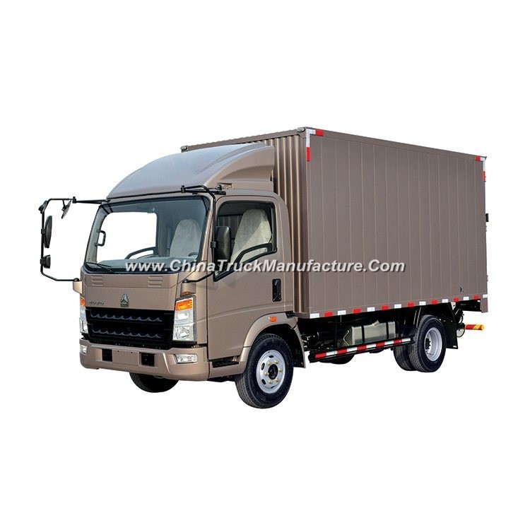 Light Cargo Truck/HOWO 4X2 Box Truck Cargo Truck with Cargo Box