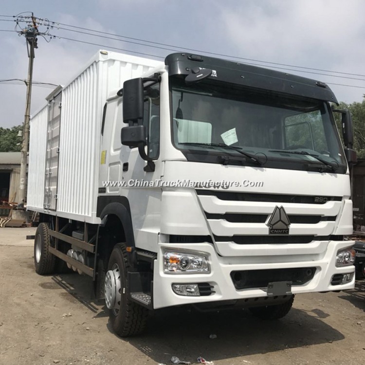 HOWO 4X2 Mini Box Truck Stainless Steel Truck for Sale