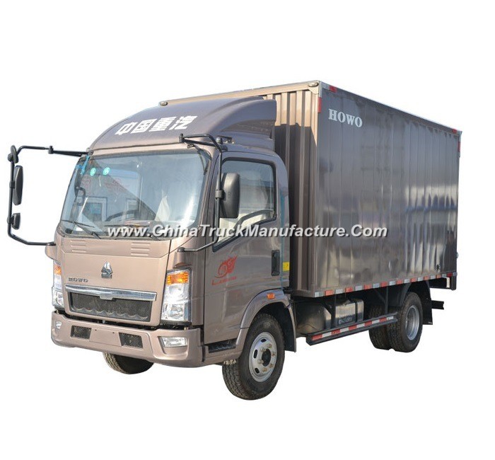 Good Performance Cargo Truck HOWO 4X2 116HP Light Van Truck Mini Van
