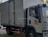 China 4X2 HOWO Mini Box Van Truck Minivan with Best Price
