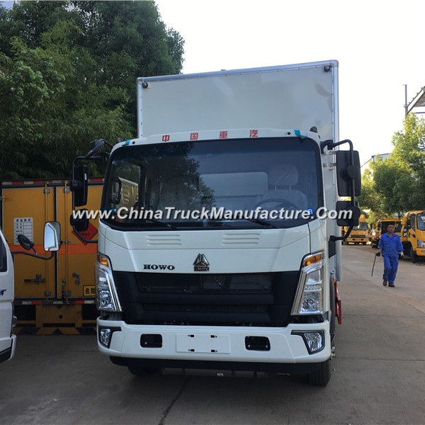 4X2 Light Duty 5 Ton HOWO Truck Trucks Sino Truck Mini Van Van Cargo Truck