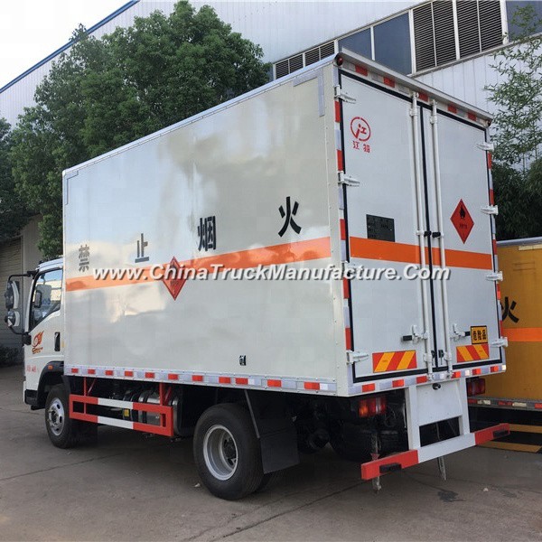 Sinotruk HOWO 4X2 5 Ton Light Diesel Engine Van Box Truck Van Cargo Truck
