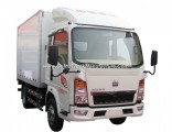 HOWO 5-10tons 4X2 Dry Van Box Truck