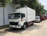 4X2 6 Wheel Box Van Vehicle HOWO Light Cargo Truck