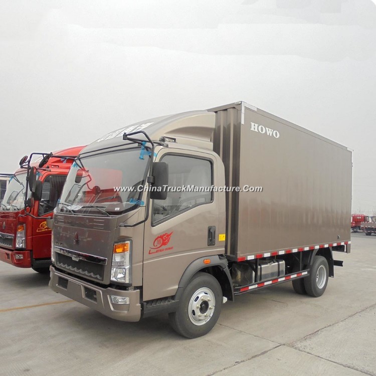 Sinotruk HOWO 4*2 Enclosed Cargo Van Box Truck