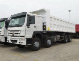 White Color HOWO A7 Dump Truck 8X4 for Sale in Dubai