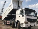 Sinotruk Sinotruck HOWO 371HP 8X4 12tires Truck Tipper Dump Truck with Crane