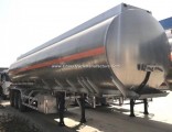 Fuel Tanker 3 Axle 50000 Liters Stainless Steel Diesel Manufacturers Acid Tanker Oil Transport Semi 