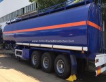 Fuel Tanker 3 Axle 45000 Liters Stainless Steel Diesel Manufacturers Acid Tanker Oil Semi Trailer