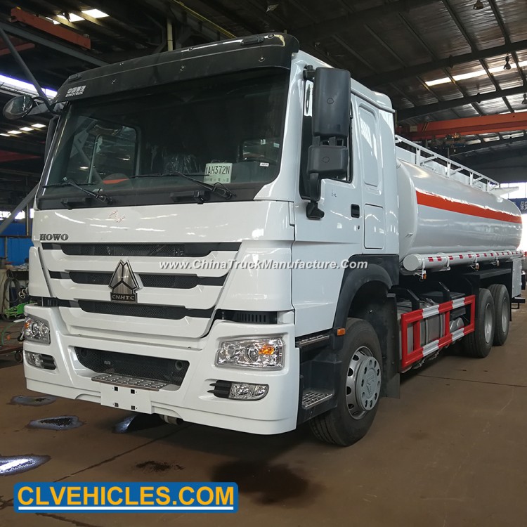 HOWO 6X4 20, 000liters Mobile Oil Tanker Truck 20cbm Fuel Delivery Tank Truck