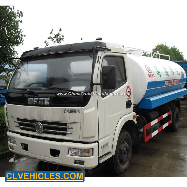 Dongfeng 5000-8000 Liters Water Tank Truck Water Sprinkler Truck Water Bowser Tanker Truck