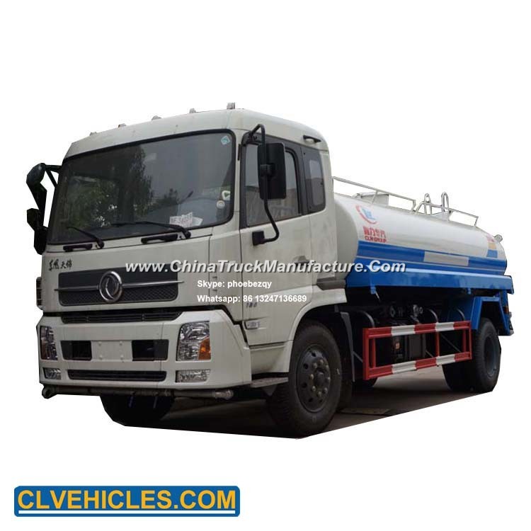 Dongfeng 4X2 14cbm Water Tanker Street Sprinkler Truck