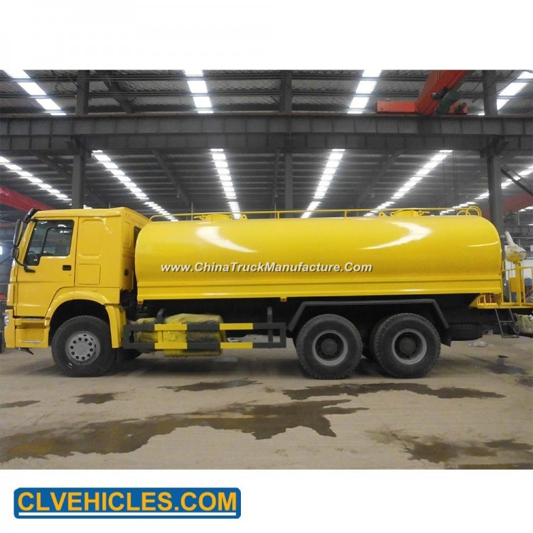 Low Price266HP 20000 Liters Sinotruk HOWO Water Tank Truck Water Sprinkler Truck