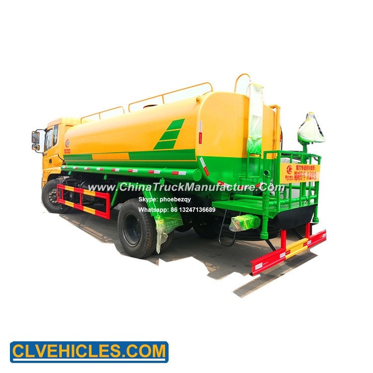 Dongfeng 4X2 15cbm Water Spray Truck for Trees Watering