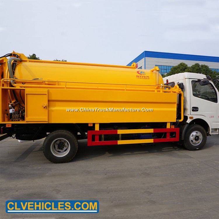 Isuzu 5000L Combined Vacuum Cleaning and Sewage Suction Truck