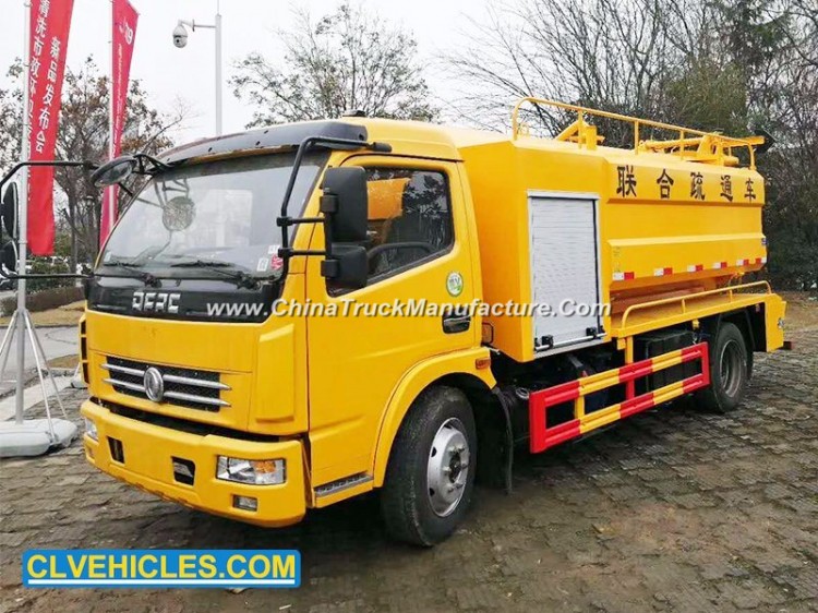 Dongfeng Cheaper Price Road Jetter Sewage Suction Vacuum Truck Combined with Sewer Jetting Truck