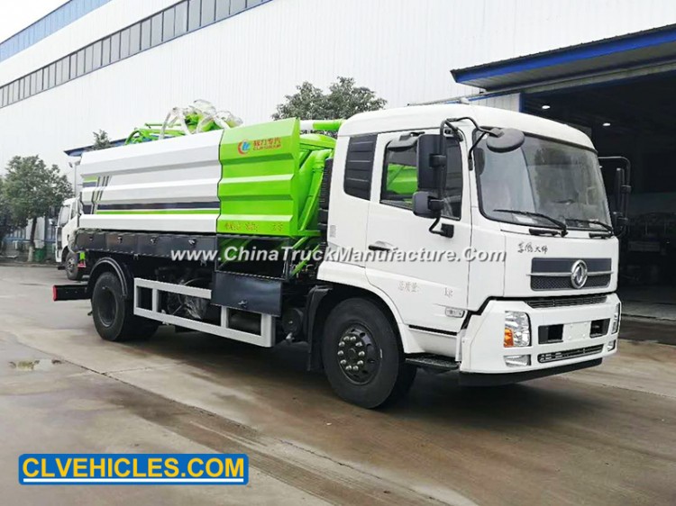 7400liters Sewage Suction Truck Combined with 6600liters Sewer Jetting Truck