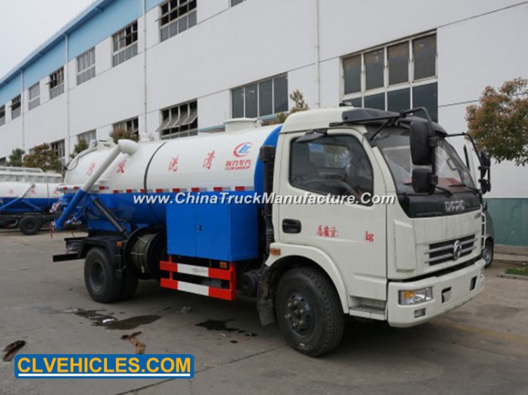 10000L High Suction Pressure Blower Drain Cleaning Toilate Truck