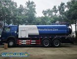HOWO 18000liters Heavy Duty Sewage Suction Truck Combined with Sewer Jetting Cleaning Truck
