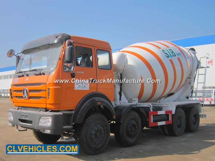 Beiben 14 Cbm Heavy Duty Concrete Mixer Cement Mixer Truck