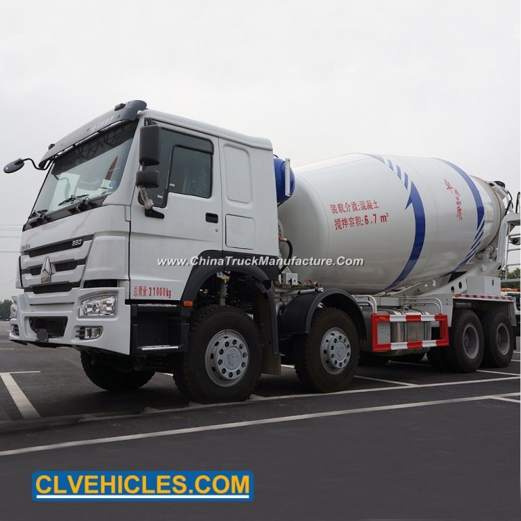 Large Capacity HOWO 16m3 Cubic Concrete Mixer Cement Truck for Sale