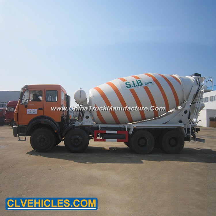 Beiben 8X4 Heavy Duty 18 Cubic Meters Cement Mixing Transmit Vehicle