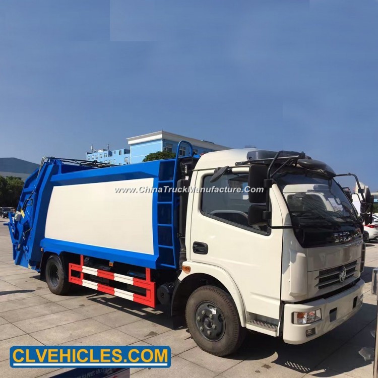 Dongfeng 6-7ton Garbage Compactor Truck Refuse Compactor Truck Refuse Truck