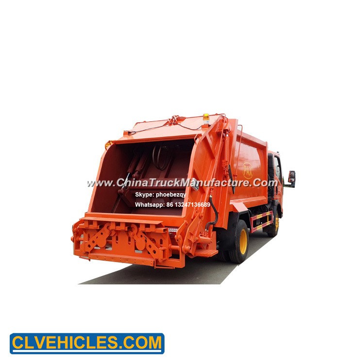 China HOWO Rhd Residential Trash Collection and Management Truck