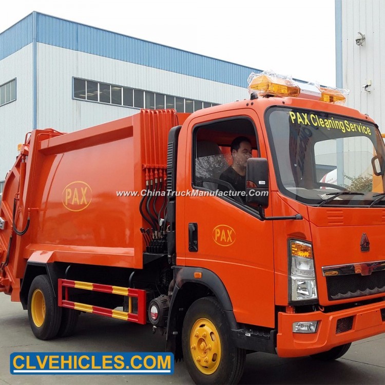 Sinotruk HOWO Waste Compactor Truck 15m3 Garbage Compactor Truck